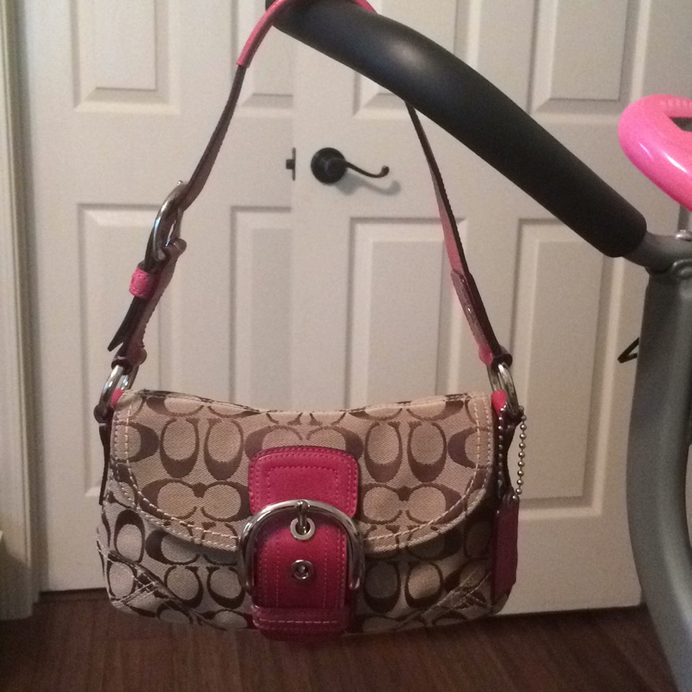 NWOT Authentic Signature COACH 11860 Soho Hobo Bag